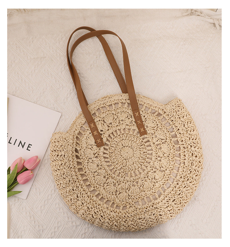 Round Straw Bag