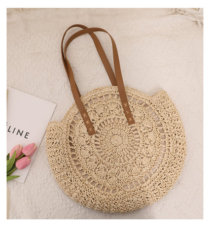 Round Straw Bag