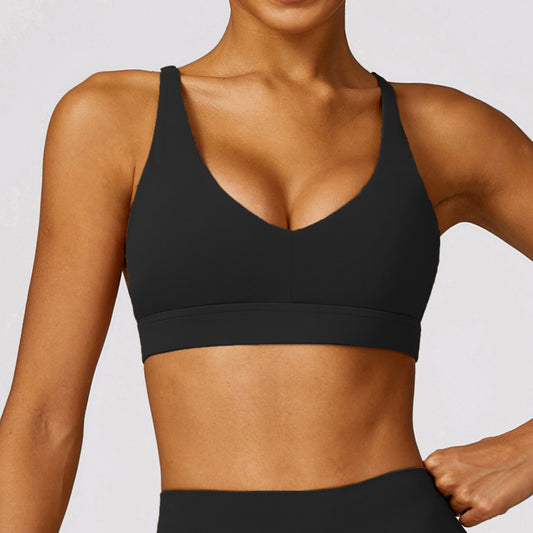 Soft feel sports bra