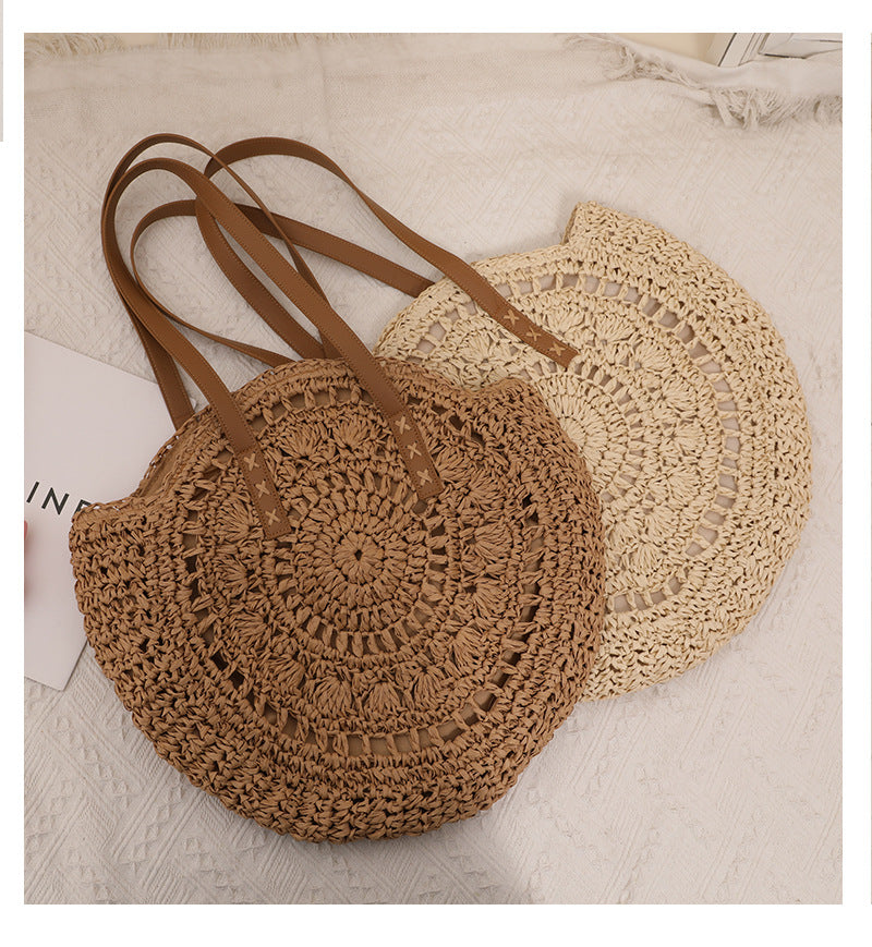 Round Straw Bag