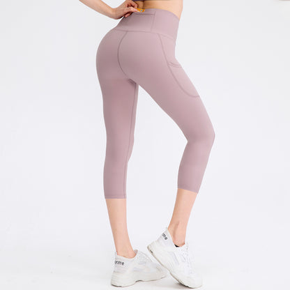 Capri leggings with pocket