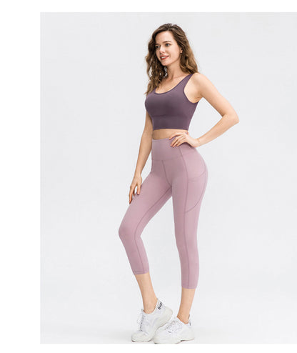 Capri leggings with pocket