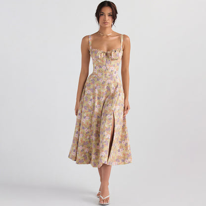 Floral Mid Length Dress