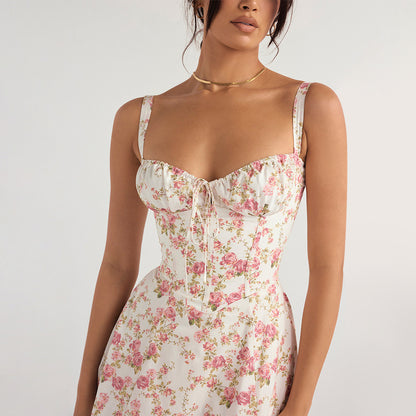 Floral Mid Length Dress