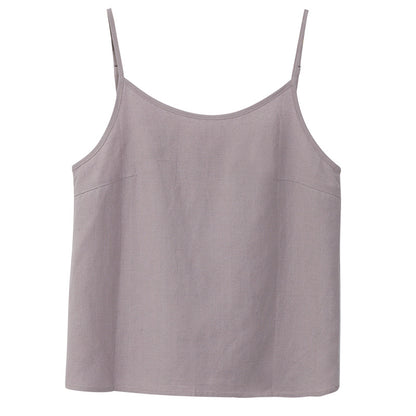 Linen blend cami top