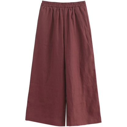 Linen Ankle Length trousers