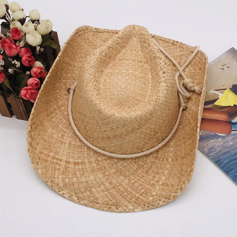 Frayed Hem  Straw Hat