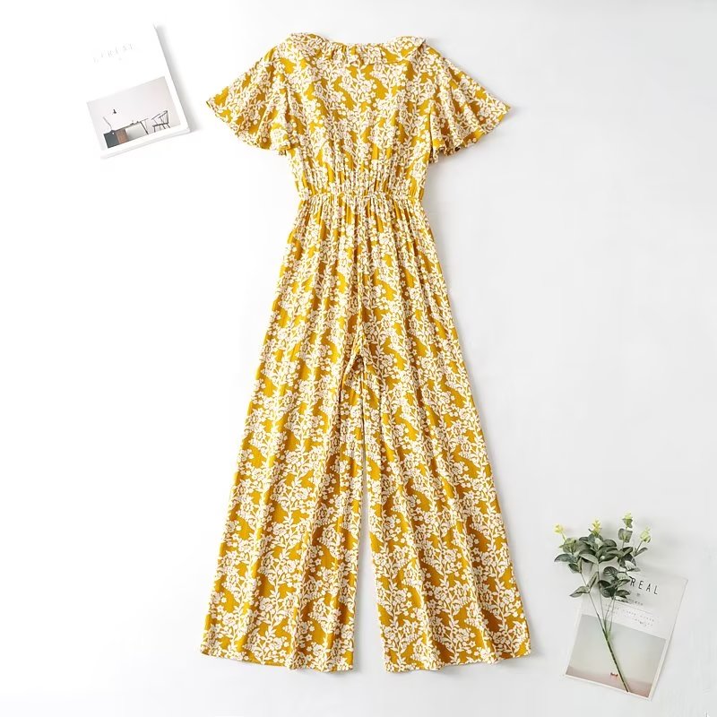 Floral print jumpsuit