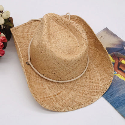 Frayed Hem  Straw Hat