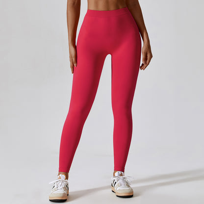 High waist leggings with ruched back