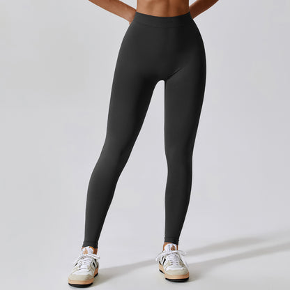 High waist leggings with ruched back