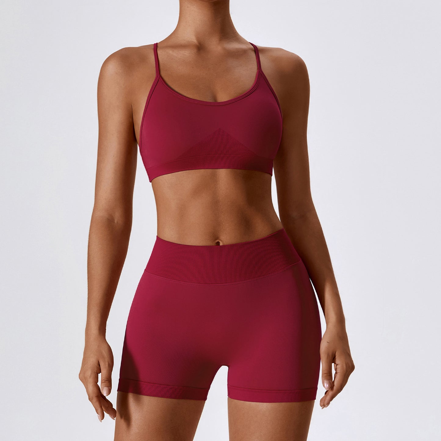 Sports set: 2 piece Bra and shorts