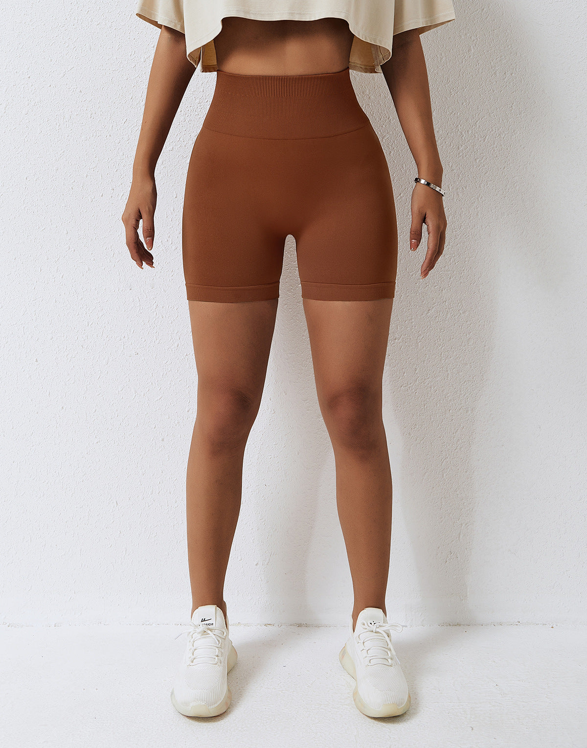 Seamless high waist shorts