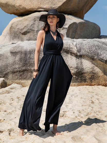 Wide leg jumpsuit