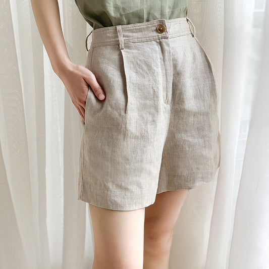 Linen shorts