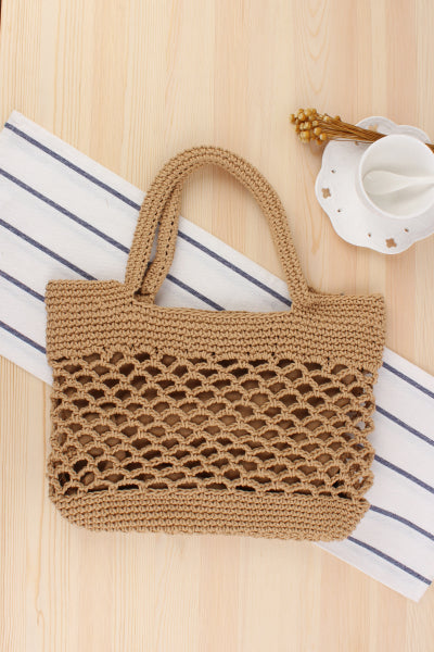 Crochet hand bag