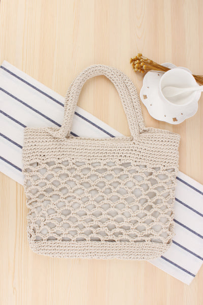 Crochet hand bag