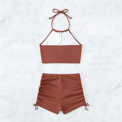 Halter neck bikini set