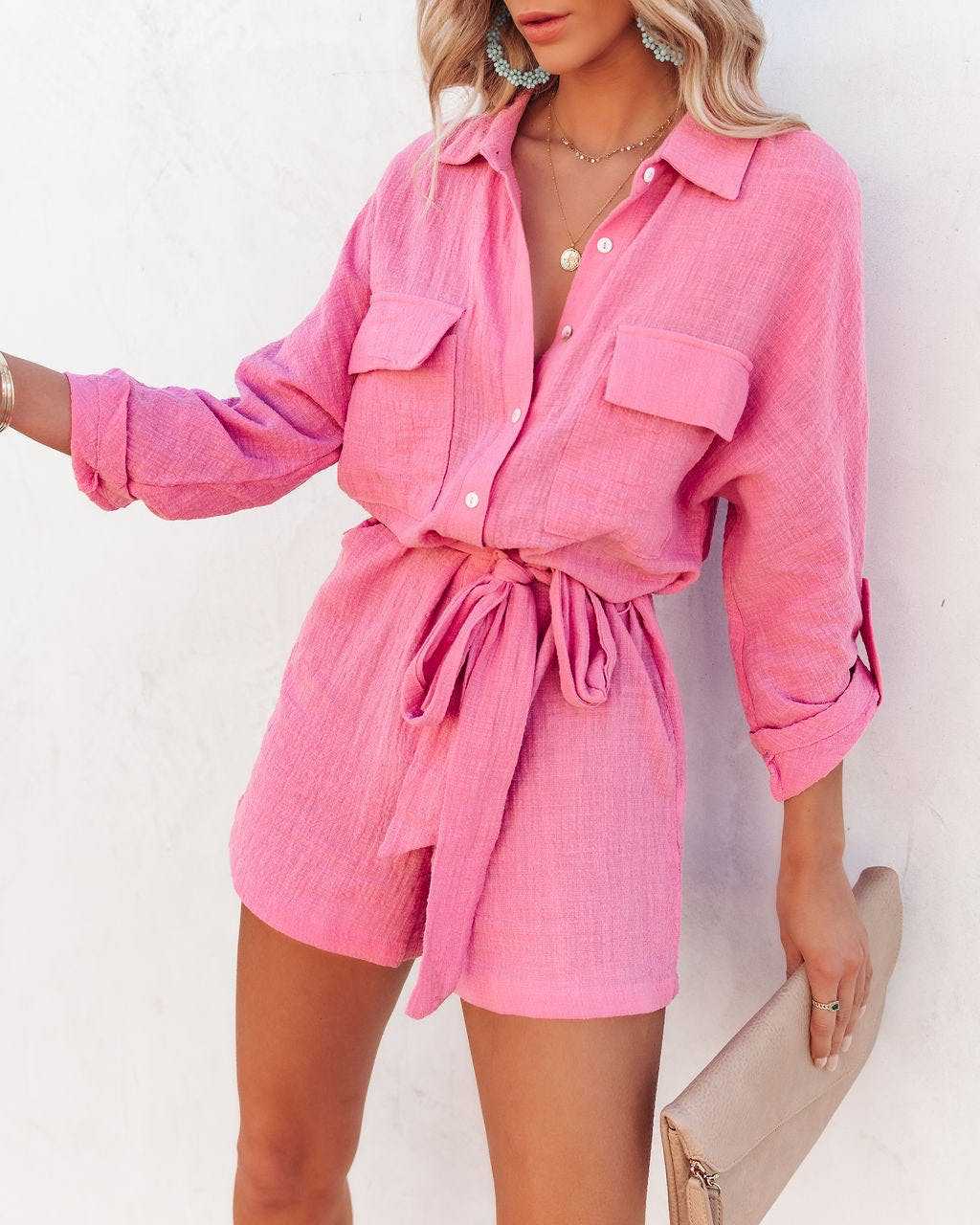 Cotton playsuit