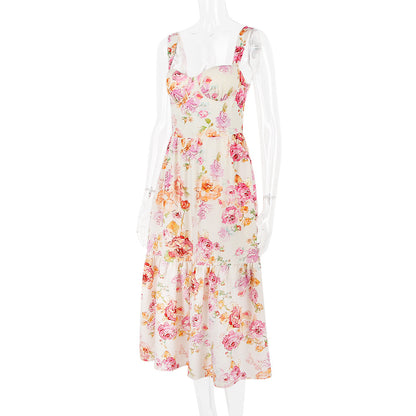 Floral Midi dress with pockets