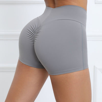 Ruched back shorts