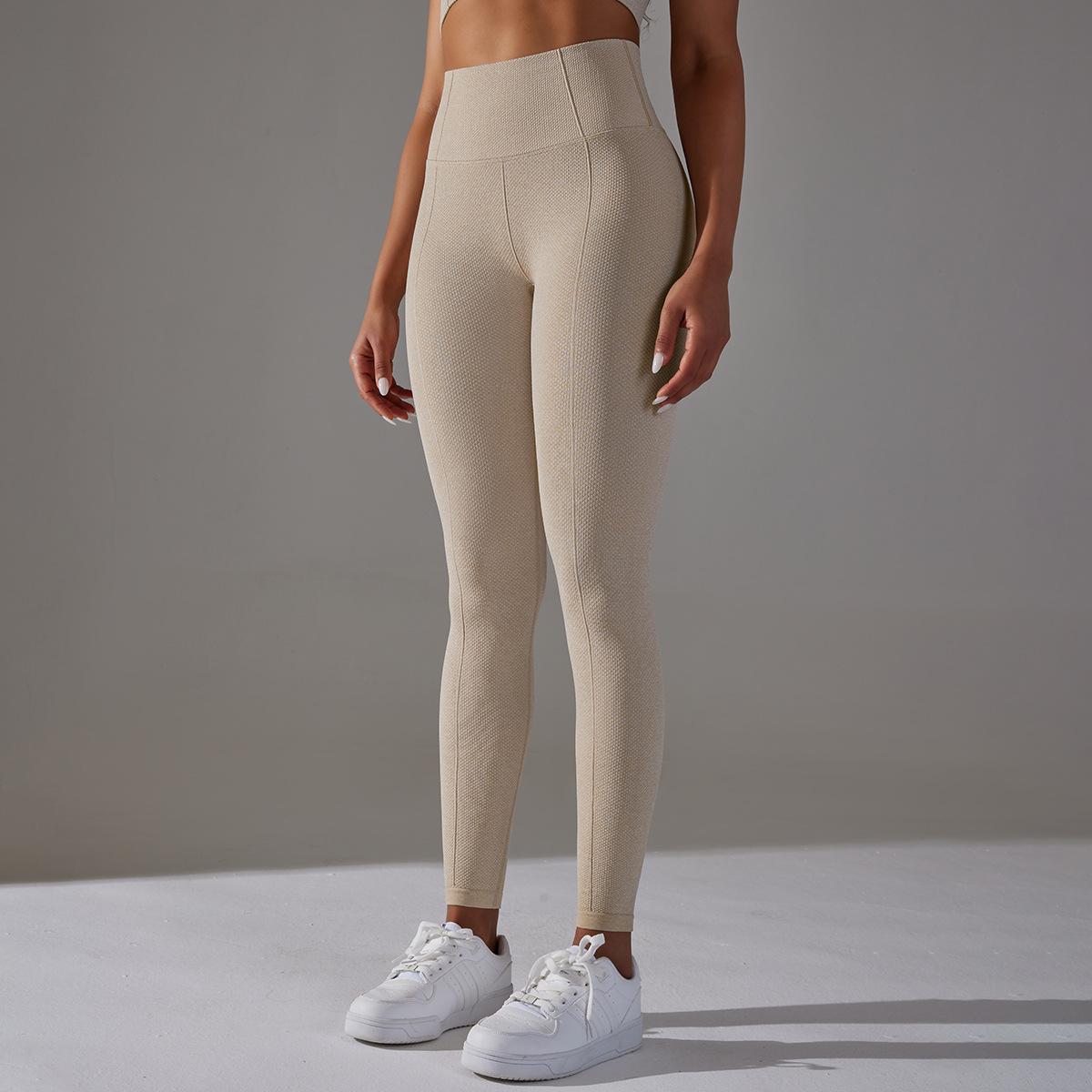 Textured high waist shaping leggings