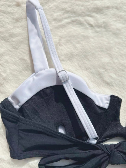 Monochrome bikini set