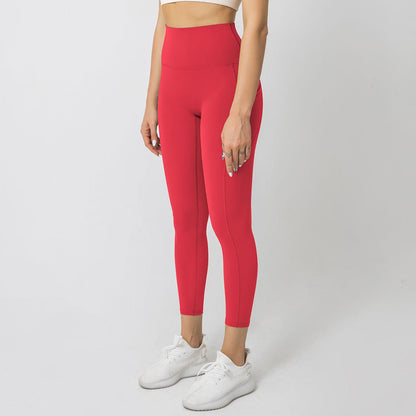 High waist leggings with side pocket