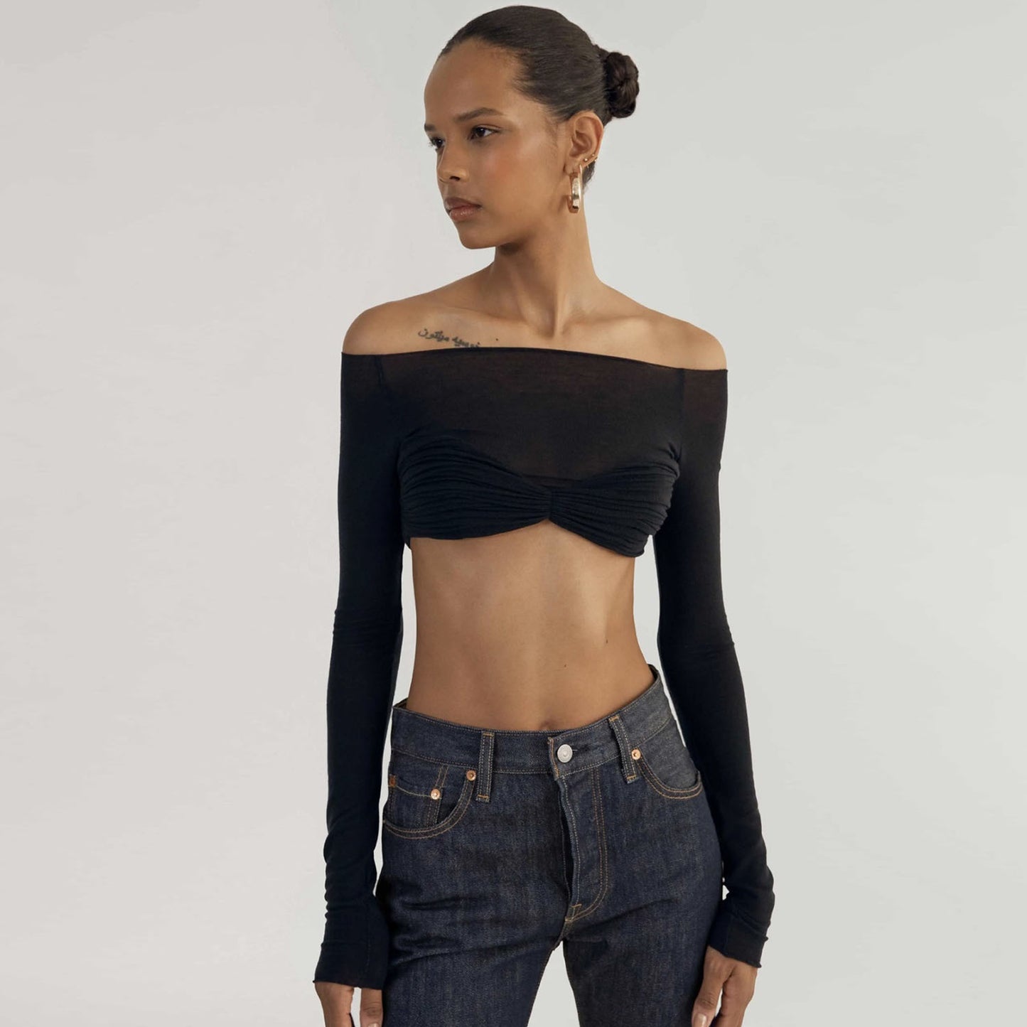 Off Shoulder crop top