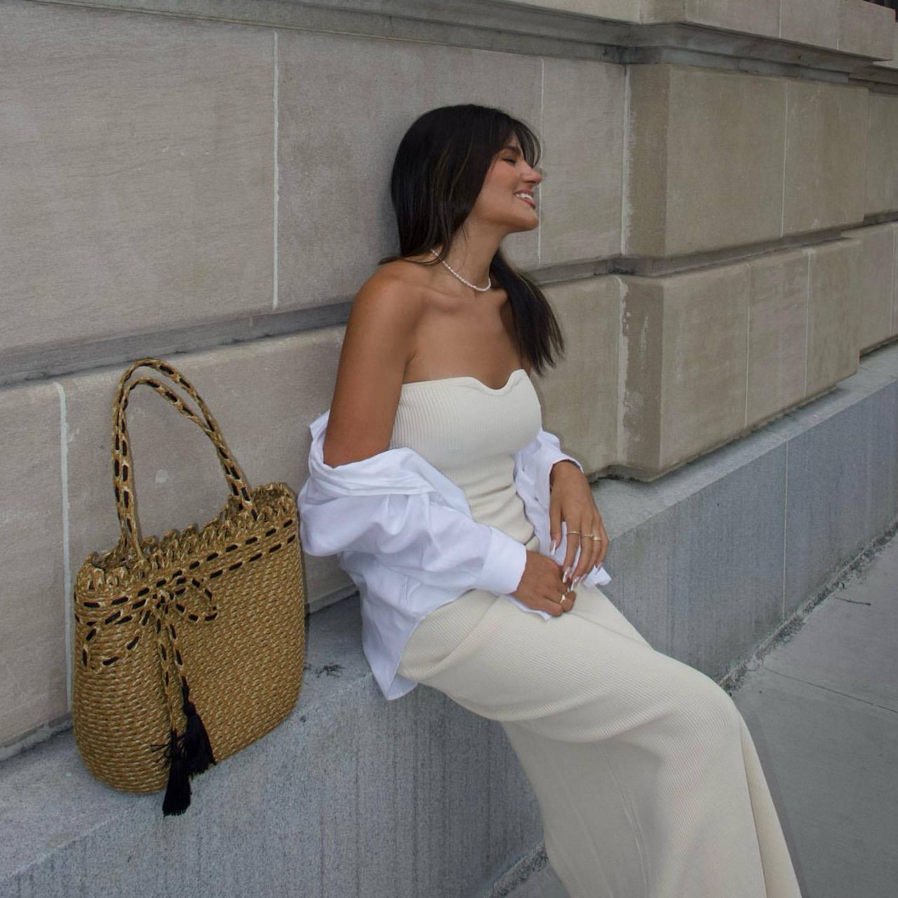 Knitted off shoulder maxi dress