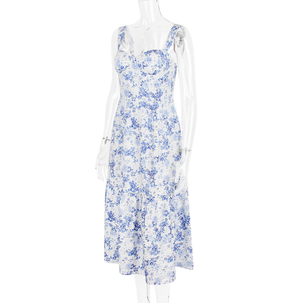 Floral Midi dress with pockets