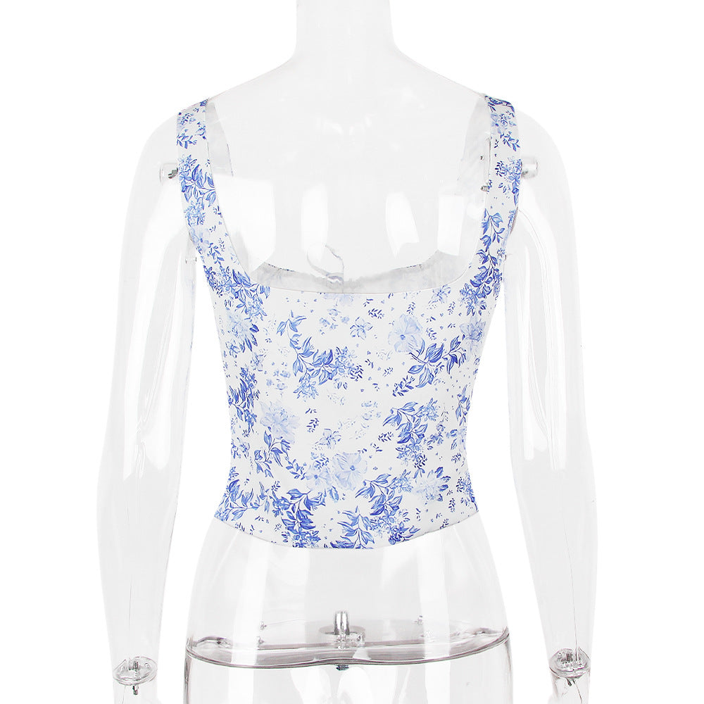 Printed camisole top