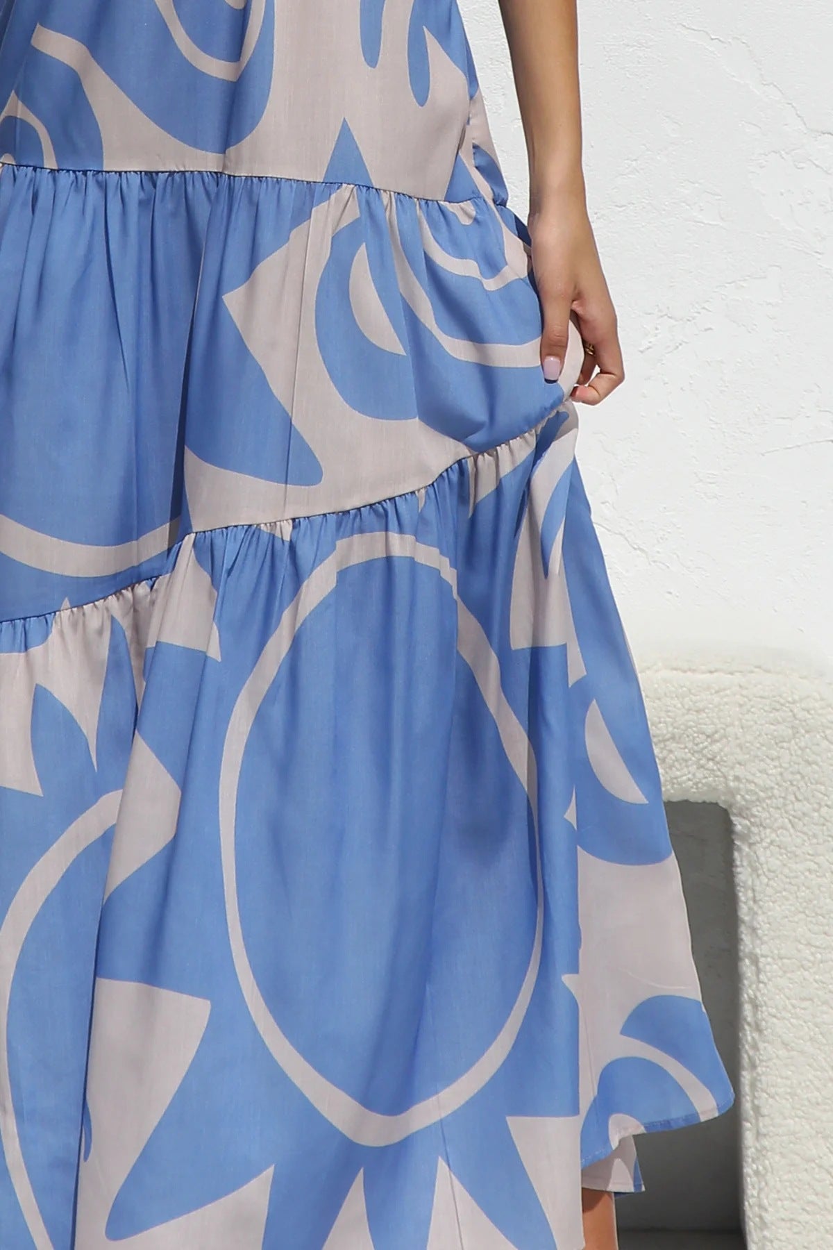 Printed maxi dress