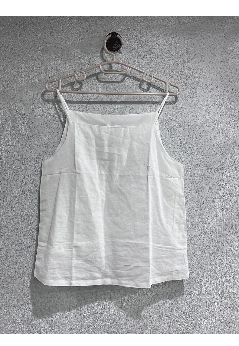 Linen blend cami top