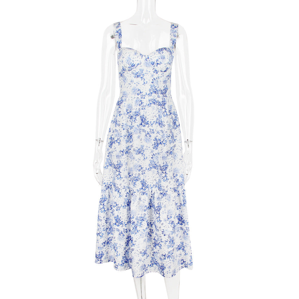 Floral Midi dress with pockets