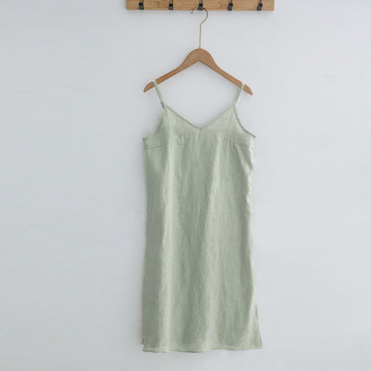 Pure Linen Slip Dress