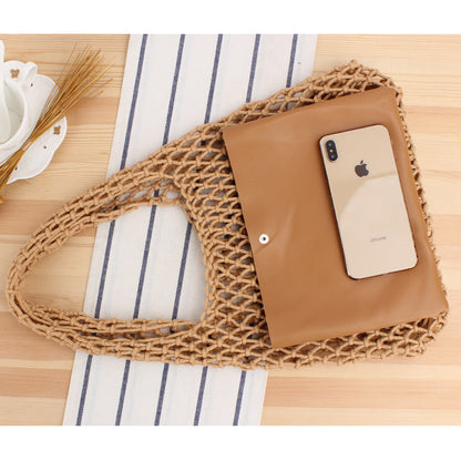 Straw beach bag