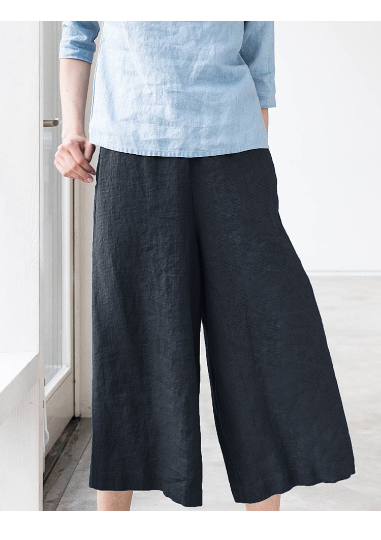 Linen Ankle Length trousers