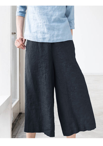 Linen Ankle Length trousers