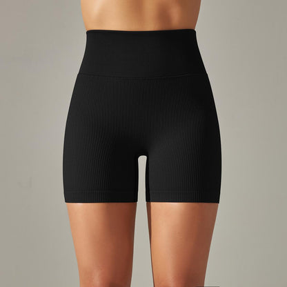 Seamless high waist yoga  shorts