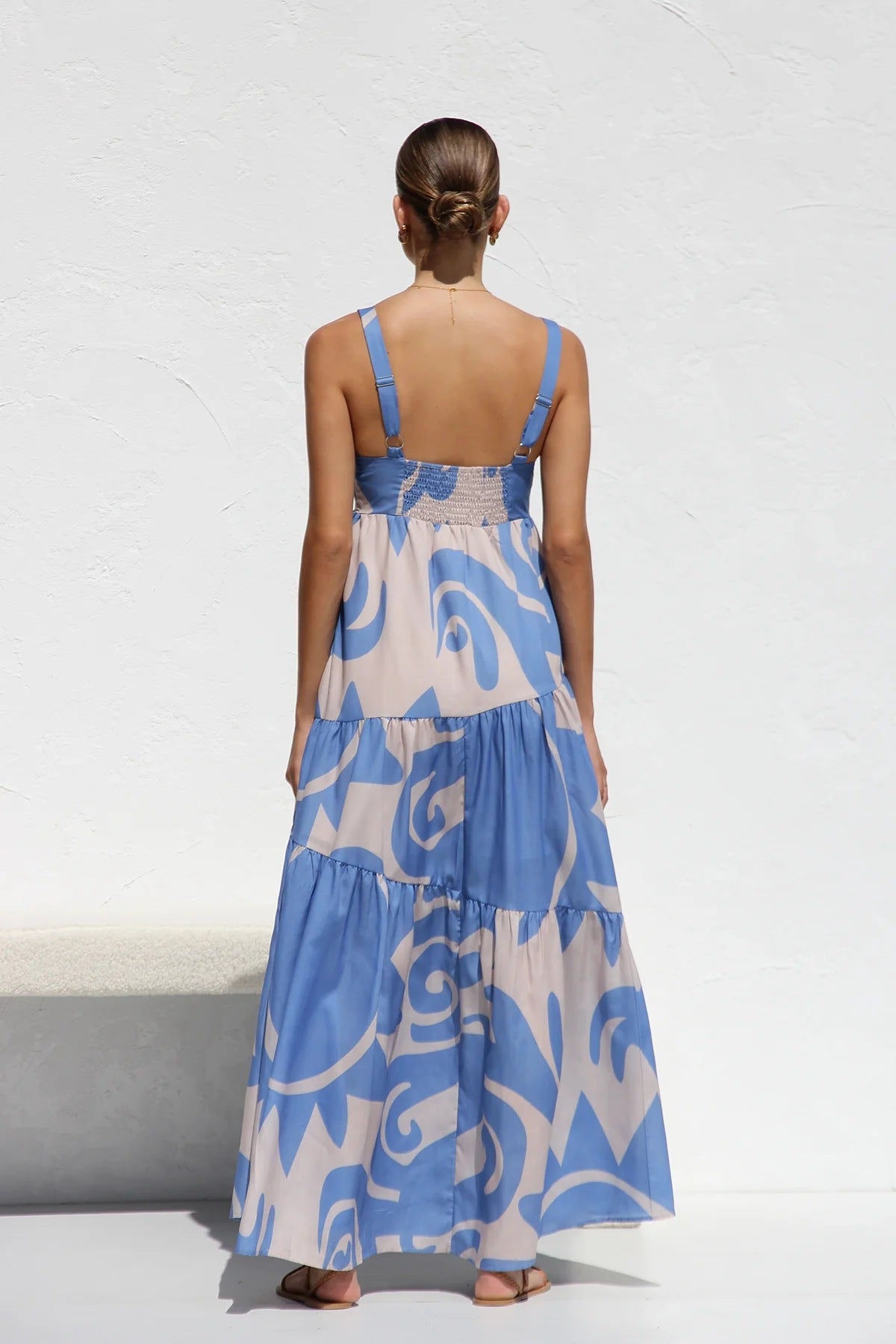 Printed maxi dress