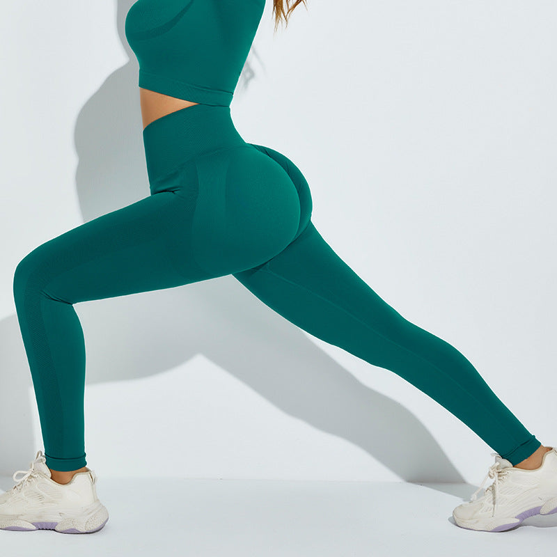 Seamless contour back leggings