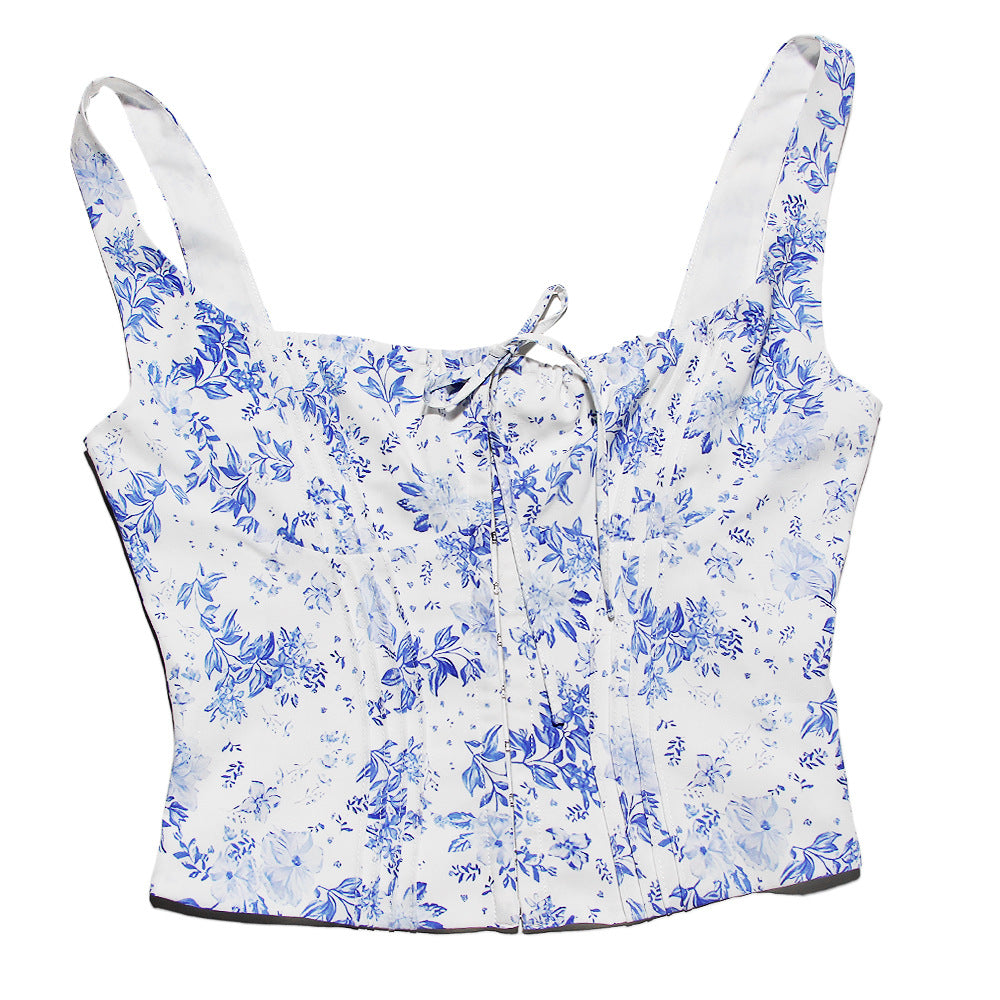 Printed camisole top