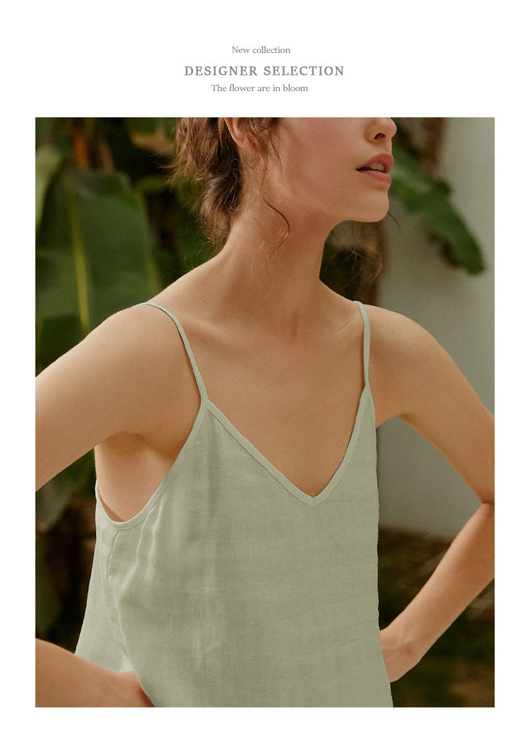 Pure Linen Slip Dress