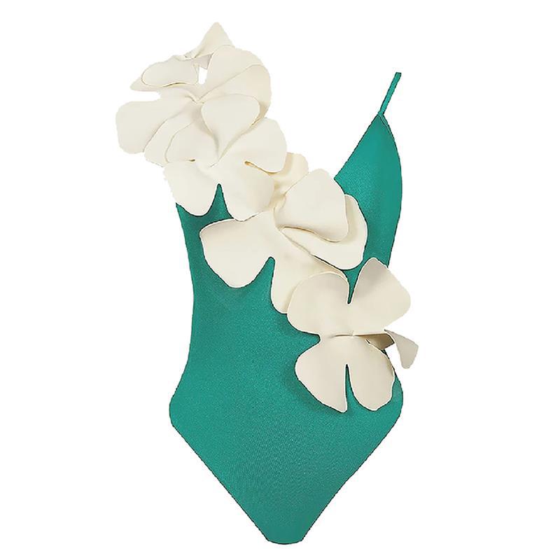 Swimsuit with 3D applique