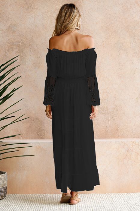 Off shoulder maxi dress