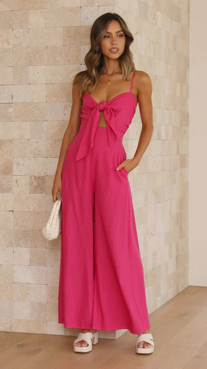 Tie front Jumpsuit