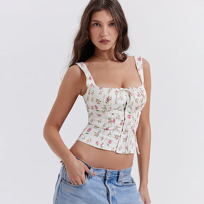 Printed camisole top