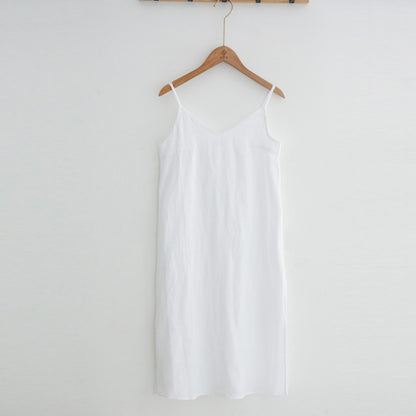 Pure Linen Slip Dress