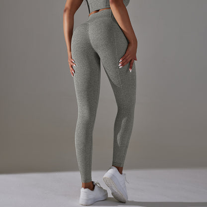 Textured high waist shaping leggings